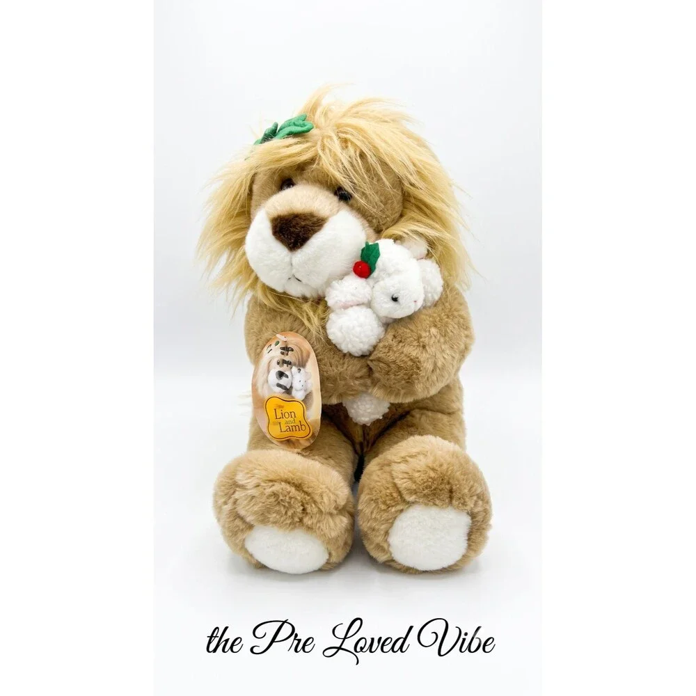 Vintage Commonwealth The Lion And The Lamb Plush 1994